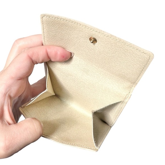 Louis Vuitton Damier Azur Leather Elise Bifold Compact Wallet - Picture 5 of 9